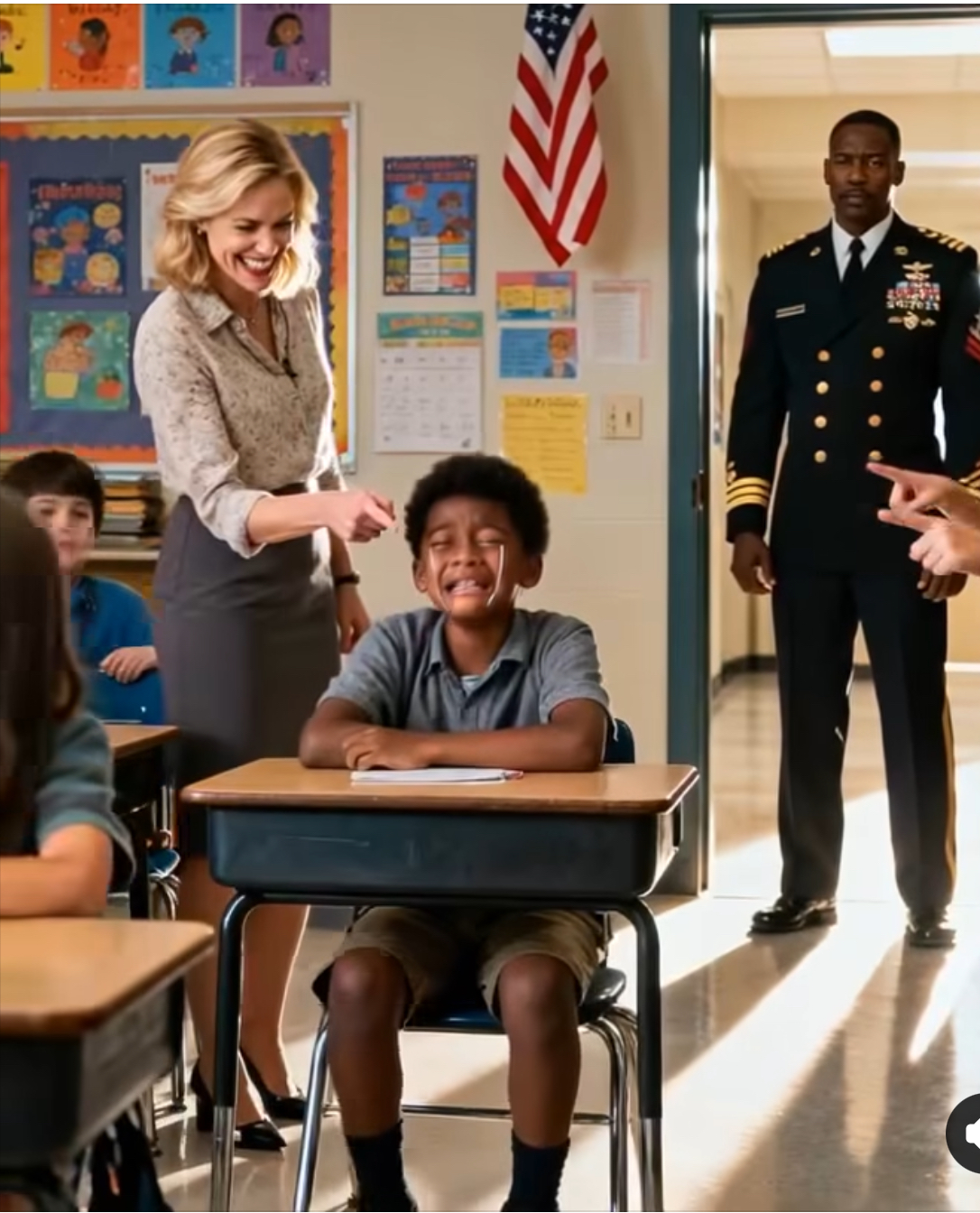 The Child In The Classroom Became The Target Of Ridicule From The Teacher And Classmates, But What Happened A Few Minutes Later Made Everyone Fall Silent