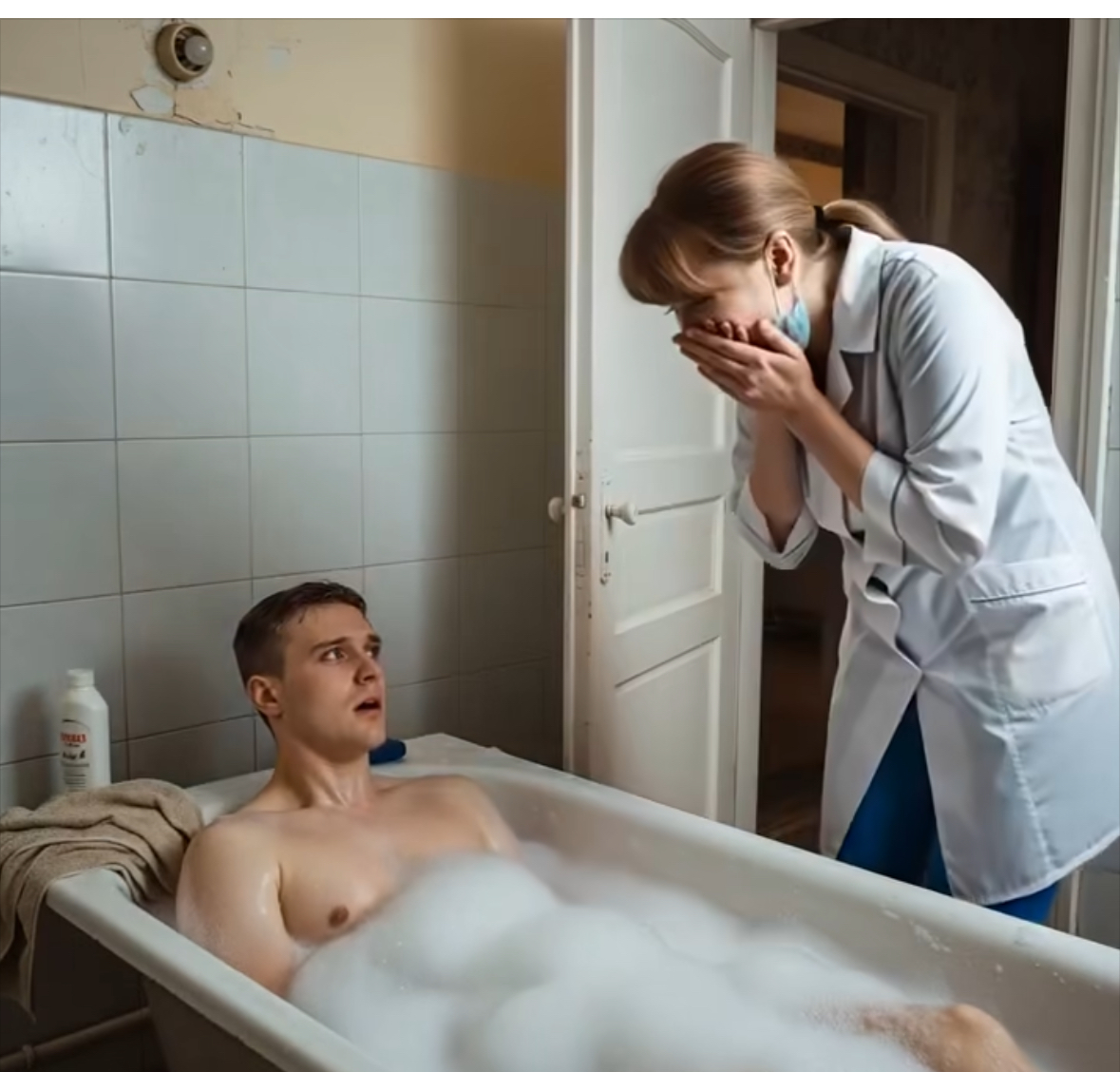 To Avoid Losing Her Job, The Nurse Agreed To Bathe A Paralyzed Young Man — But During The Bath, She Saw Something That Made Her Freeze In Terror