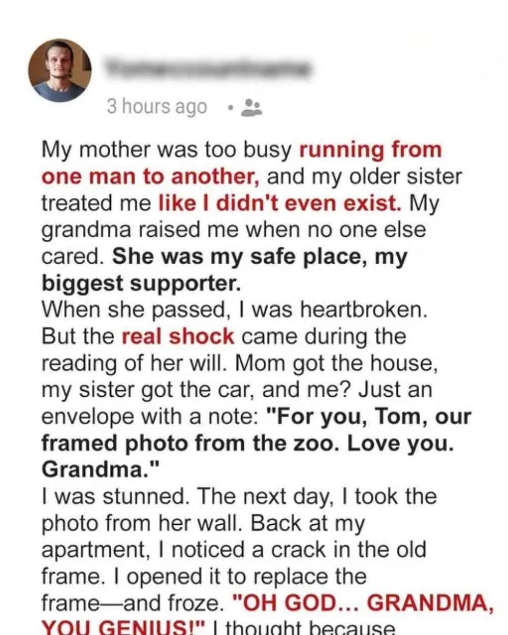 Grandma’s Last Gift: The Photo That Changed