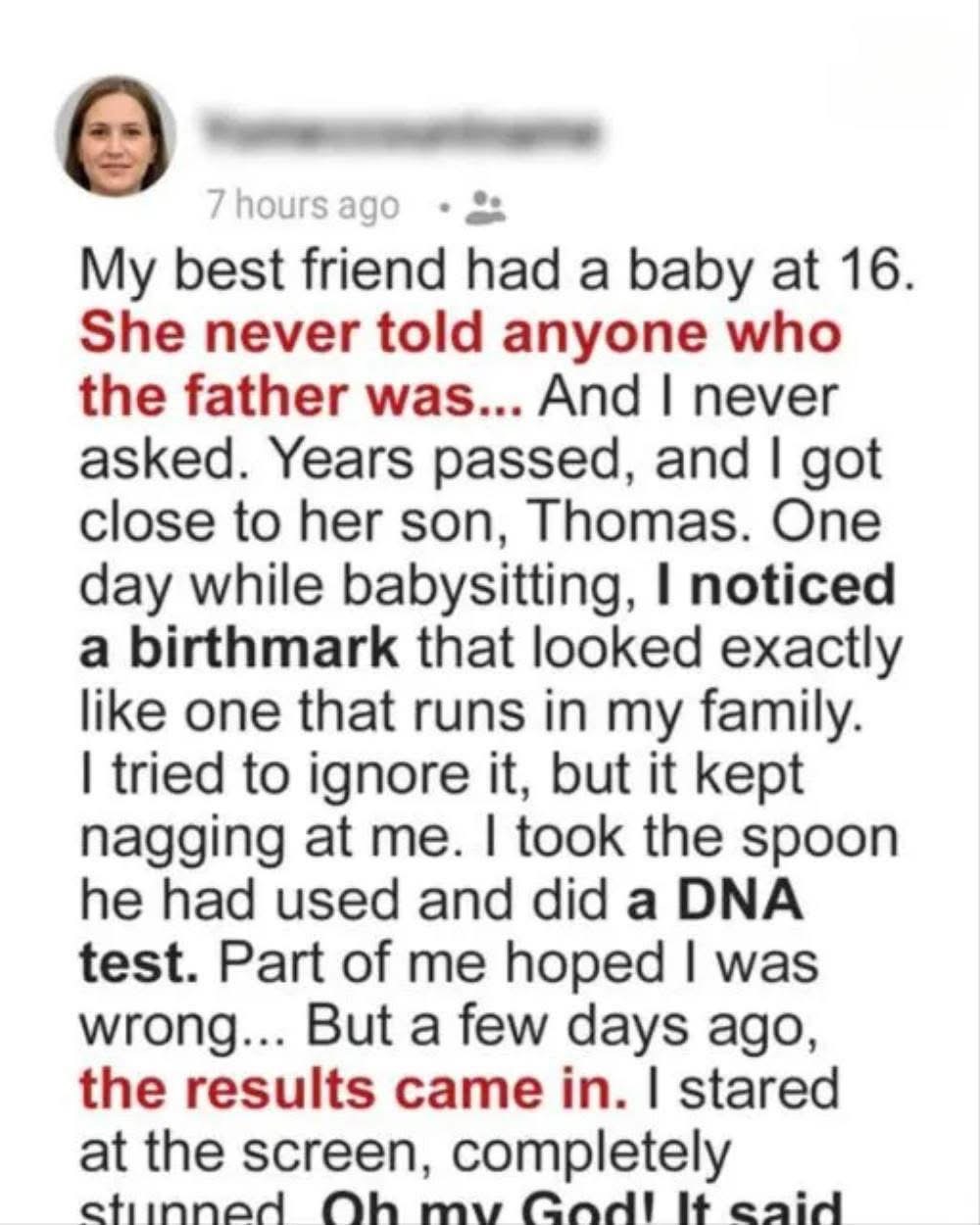 The Secret My Best Friend Kept For