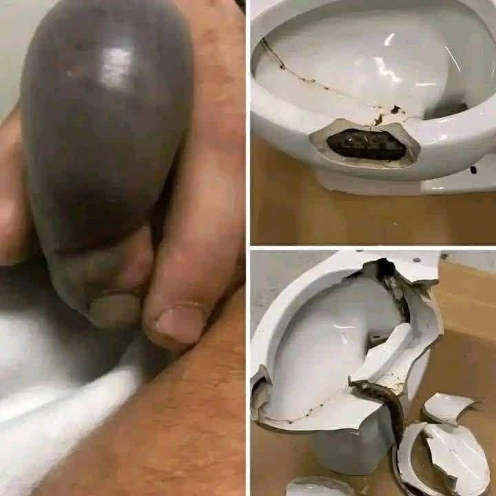 He went to the bathroom without knowing that there was a…See more