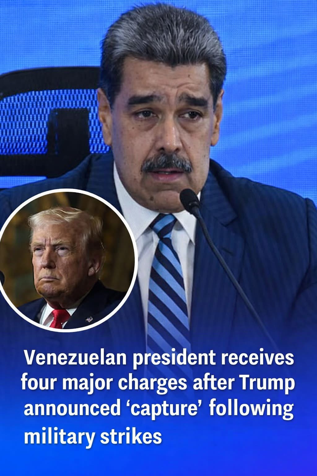 Faces Four Major Charges After Trump Announces ‘Capture’ Following Military Strikes