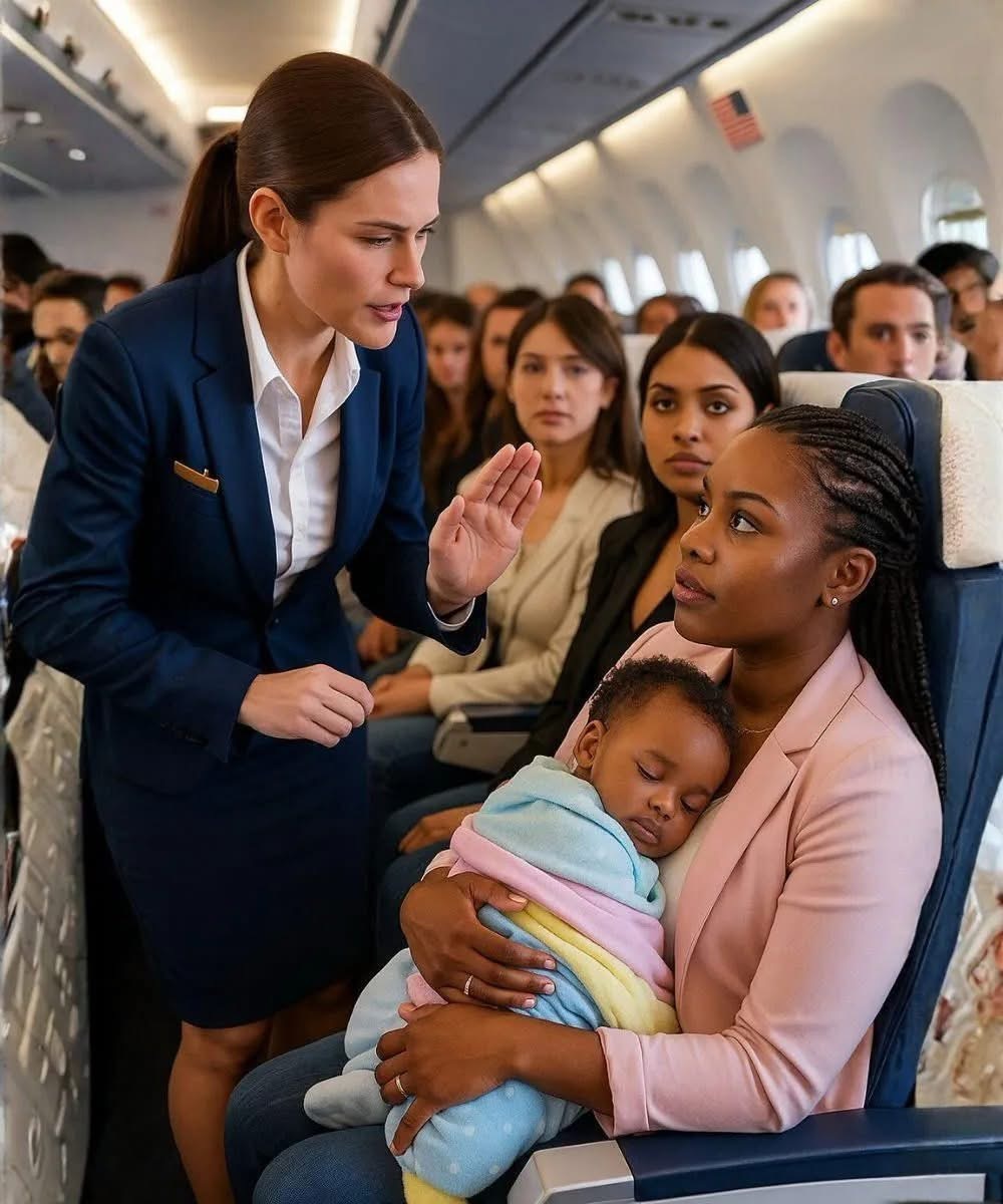 FLIGHT ATTENDANT CAME UP TO ME AND SAID,