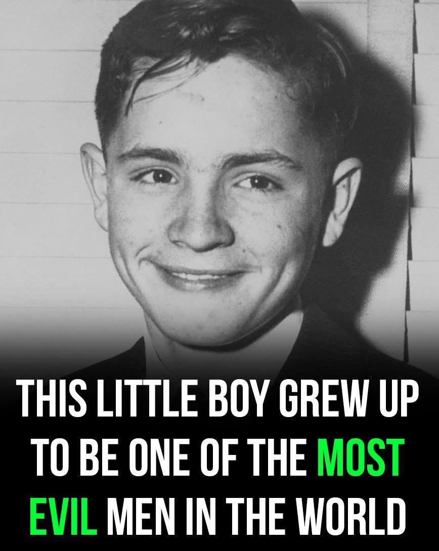 This harmless-looking boy grew up to be one of the most evil men in history