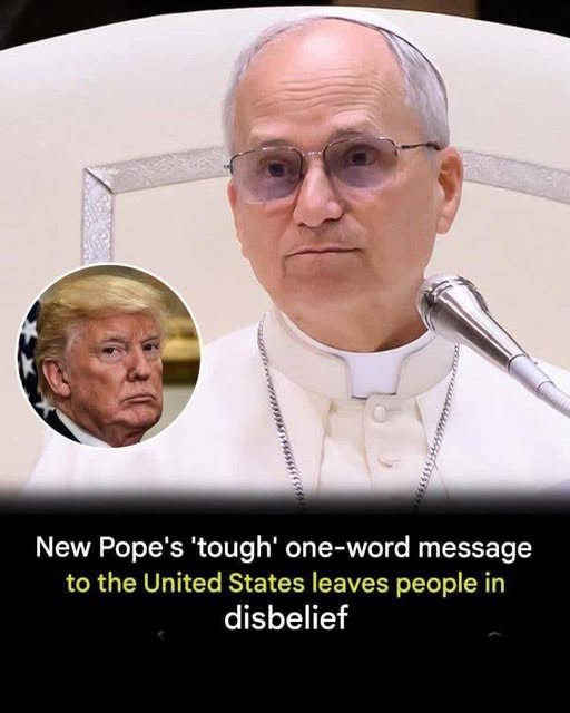 Pope’s one-word message to the United States goes viral