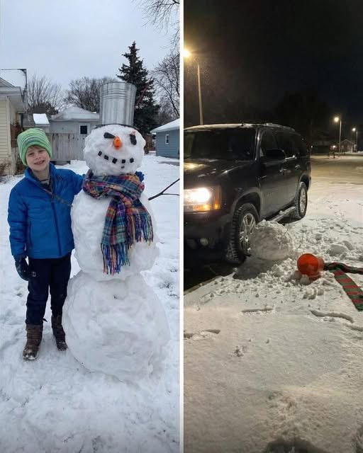 My Son Built a Snowman—What Happened Next Taught Us a Lesson