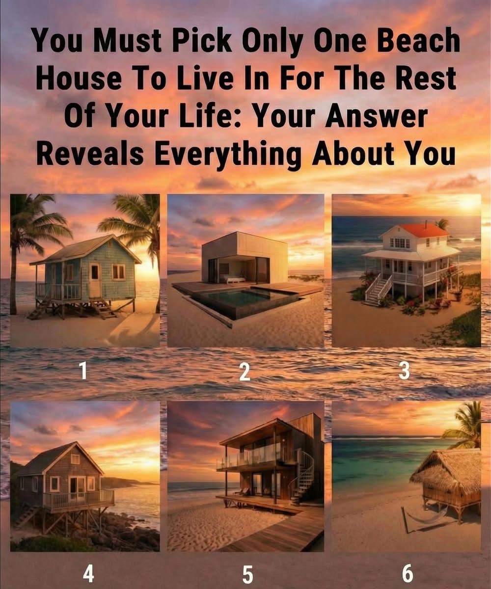 You Must Pick Only One Beach House to Live in Forever — What Your Choice Reveals About You