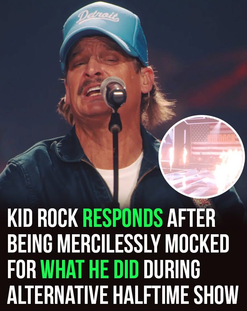 Kid Rock responds after being mercilessly mocked for ”Redneck” halftime show