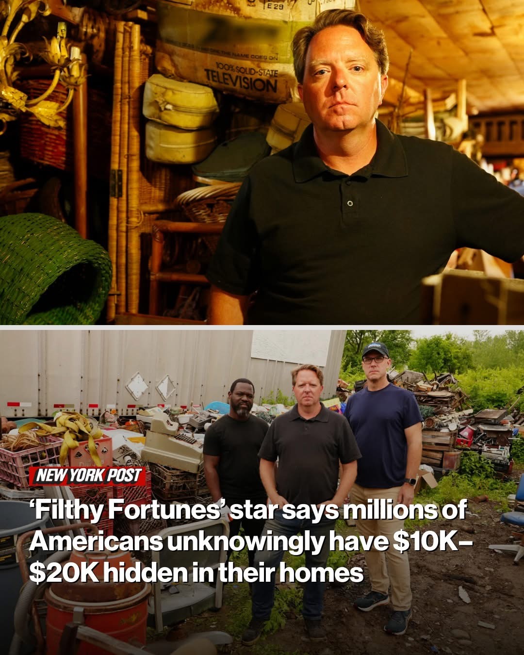 LIFESTYLE ‘Filthy Fortunes’ star says millions of Americans unknowingly have $10K–$20K hidden in their homes