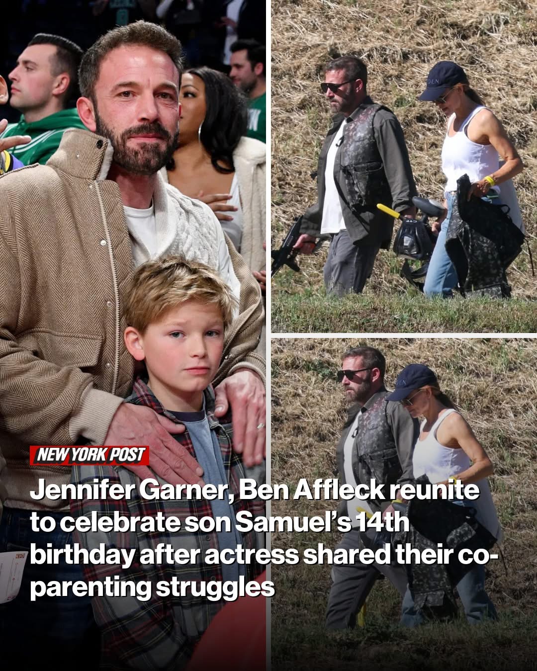 Jennifer Garner, Ben Affleck reunite to celebrate son Samuel’s 14th birthday after actress shared their co-parenting struggles
