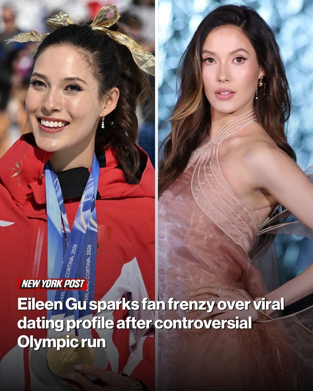 Eileen Gu sparks fan frenzy over viral dating profile after controversial Olympic run