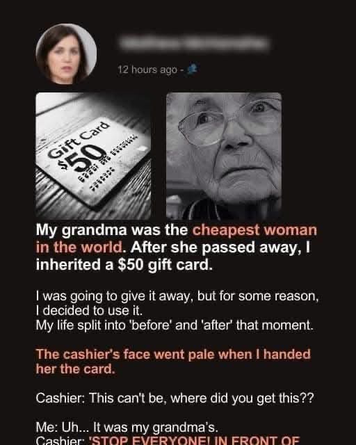 What I Learned After Using the $50 Gift Card My Grandmother Left Behind