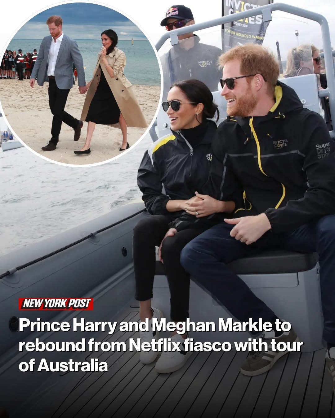 Prince Harry and Meghan Markle to rebound from Netflix fiasco with tour of Australia