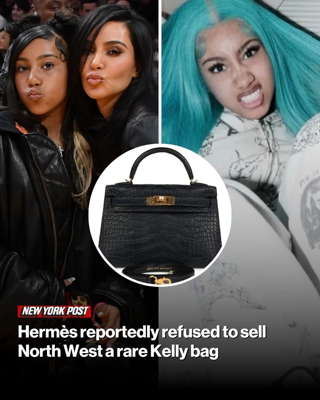 Hermès reportedly refused to sell North West a rare Kelly bag