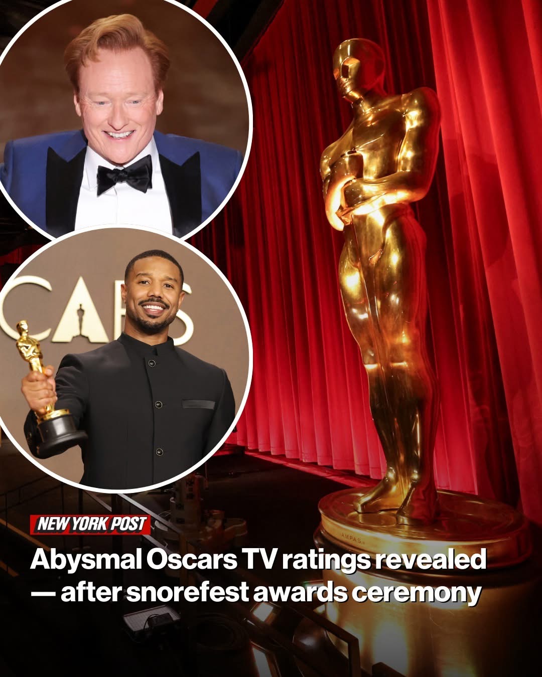 Abysmal Oscars TV ratings revealed — after snorefest awards ceremony