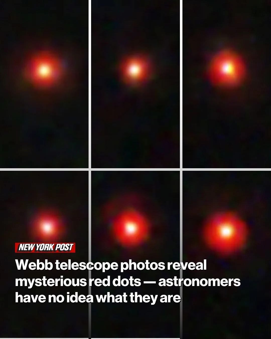 Webb telescope photos reveal mysterious little red dots — astronomers have no idea what they are