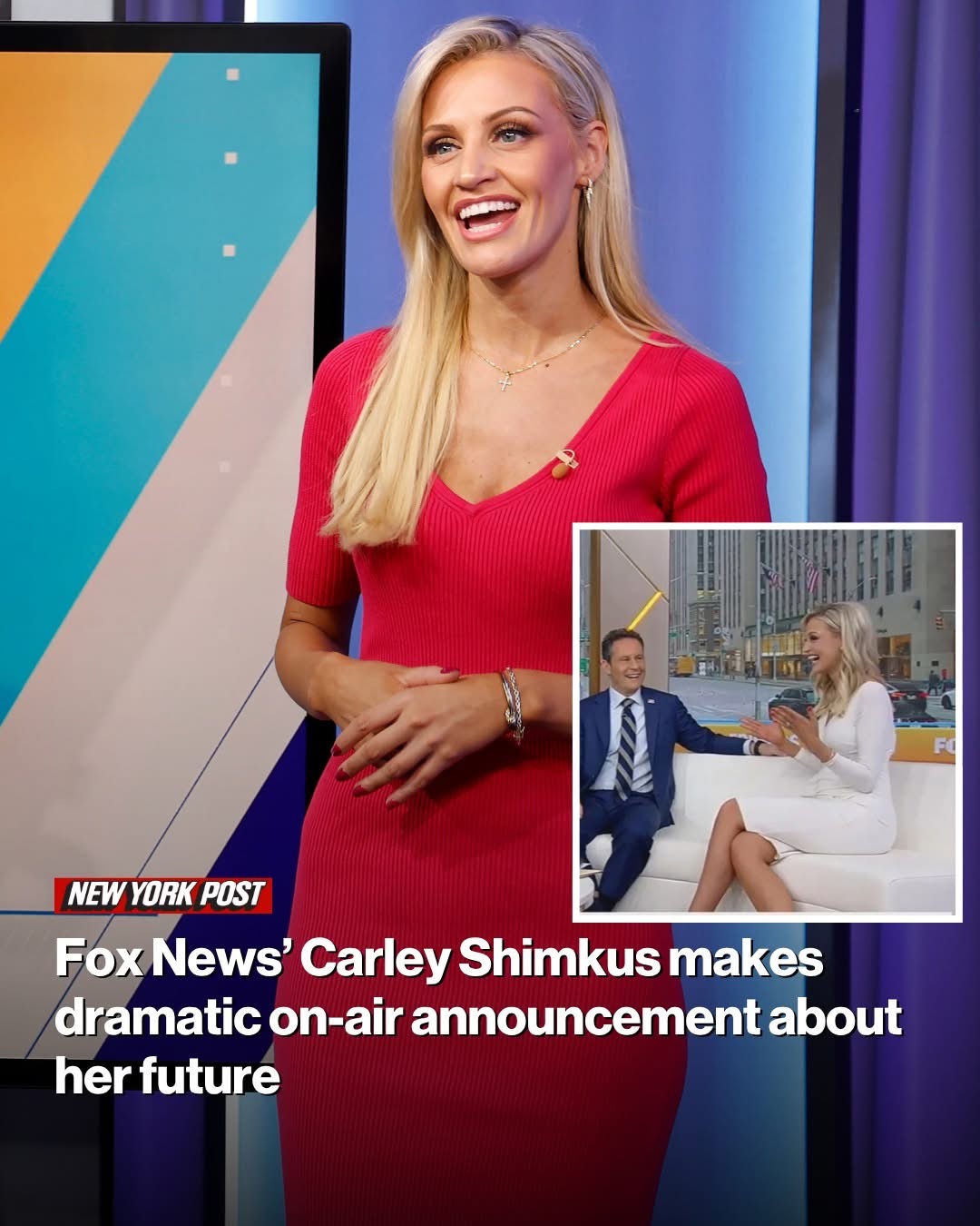 Fox News’ Carley Shimkus makes dramatic on-air announcement about her future