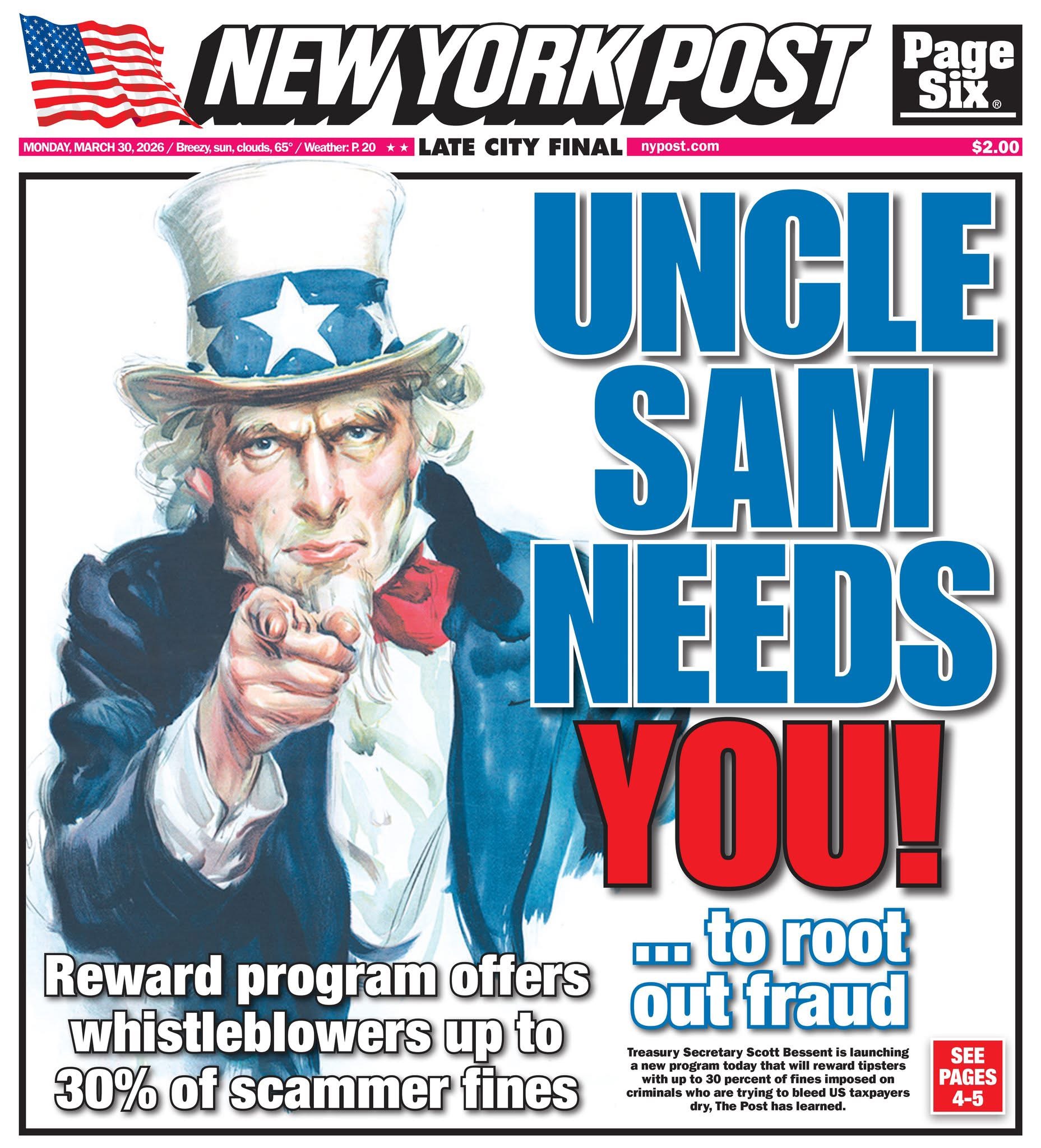 Fraud whistleblowers could make millions as Bessent cracks down on sprawling scams