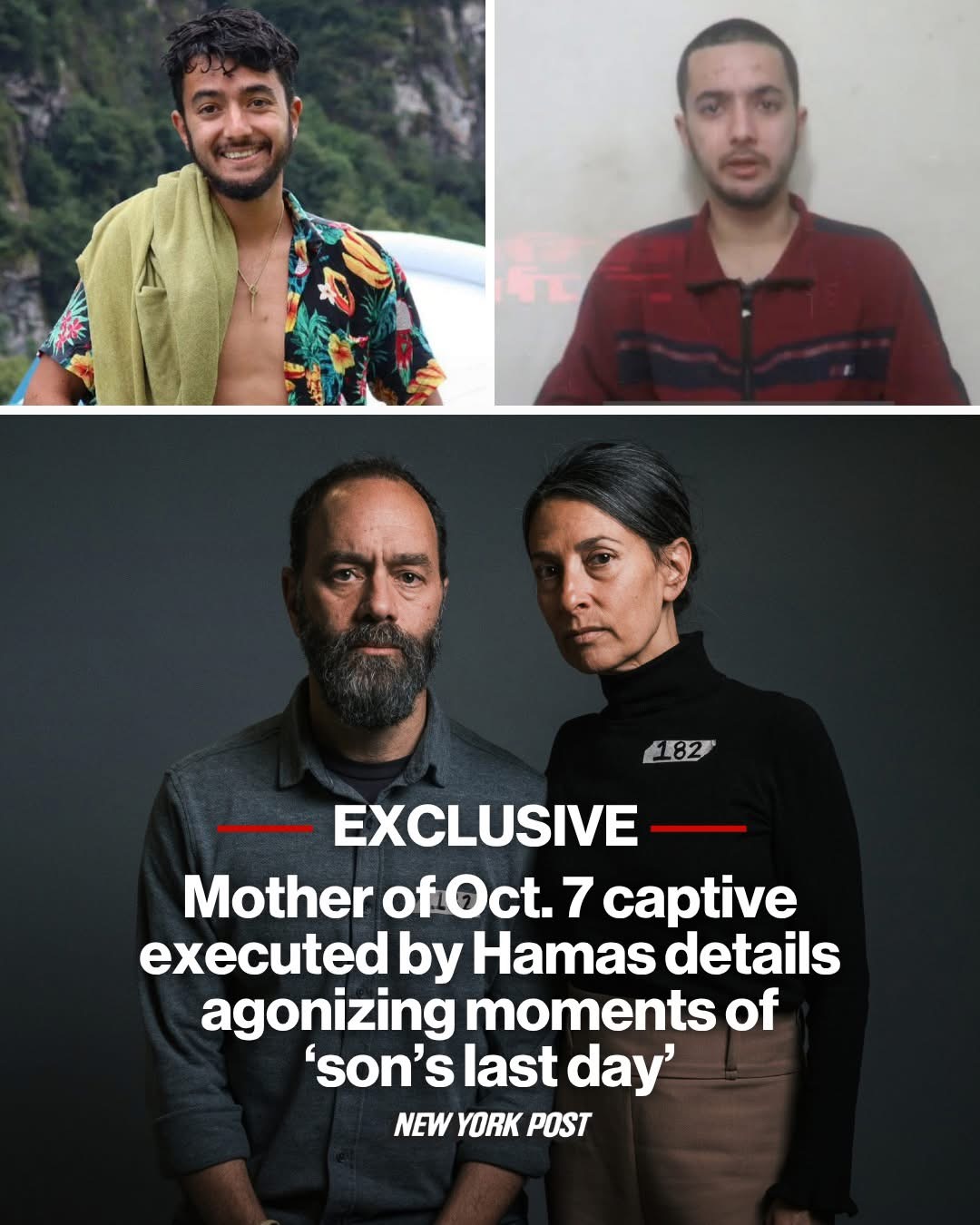 Mother of Oct. 7 captive executed by Hamas details agonizing moments of ‘son’s last day’: ‘Howled like a wounded animal’