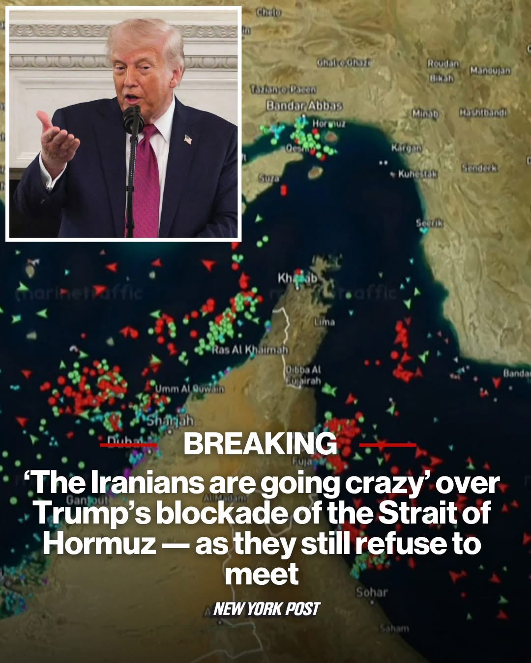 ‘The Iranians are going crazy’ over Trump’s blockade of the Strait of Hormuz — as they still refuse to meet