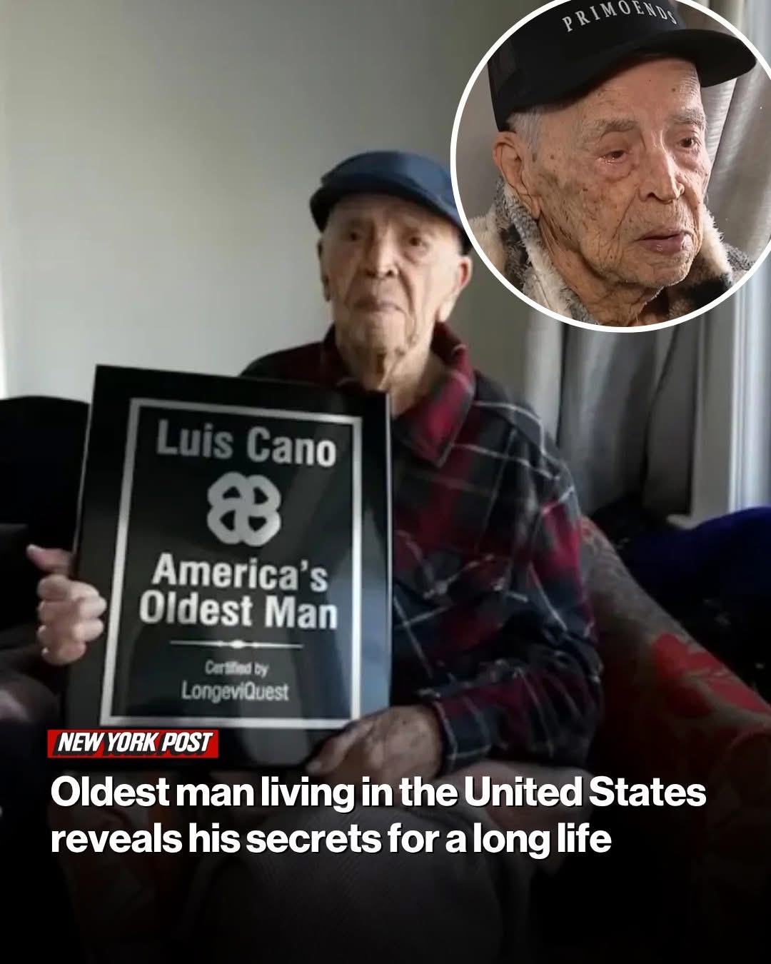 Oldest man living in the United States reveals his secrets for a long life