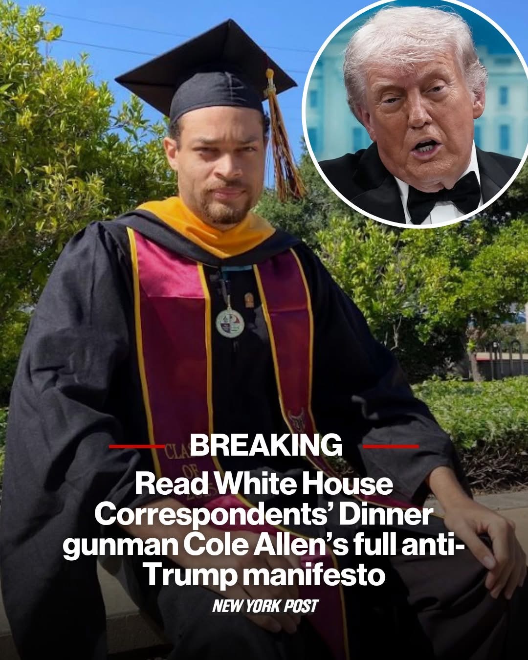 Read White House Correspondents’ Dinner gunman Cole Allen’s full anti-Trump manifesto